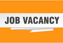Job Vacancy – Chef Assistant / Kitchen Assistant / Cleaner