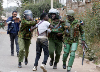 Kenya’s Police arrests Hundreds of Citizens in Nairobi on anniversary of 2024 Gen Z protests