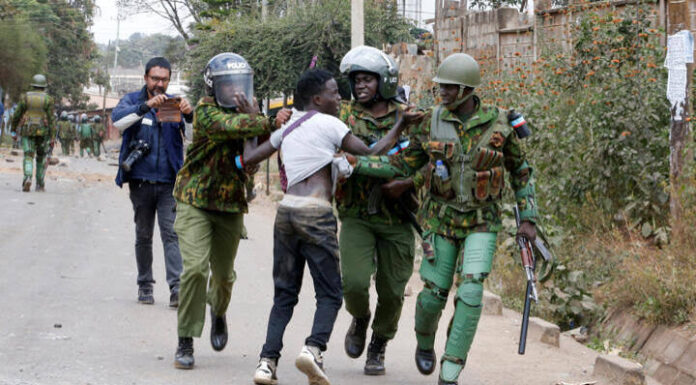 Kenya’s Police arrests Hundreds of Citizens in Nairobi on anniversary of 2024 Gen Z protests