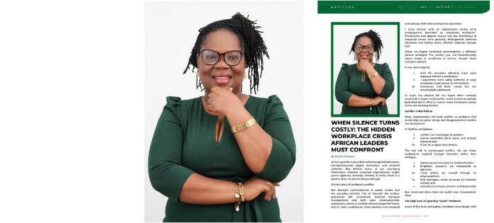 Esther Fefoame shares insightful article in The African Digest Magazine;