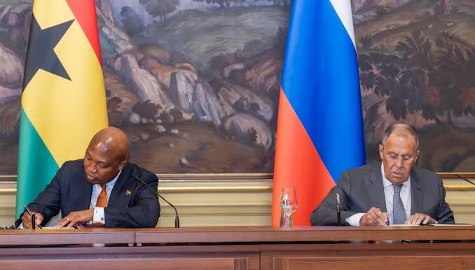 Ghana and Russia sign Visa Waiver for Diplomatic, Service passport holders of both Countries